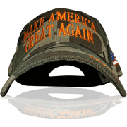 Trump Hat Make America Great Again  MAGA Hat with American Flag - Donald Trump 2024 Baseball Cap - Trump Flag Hat - 2D Camo