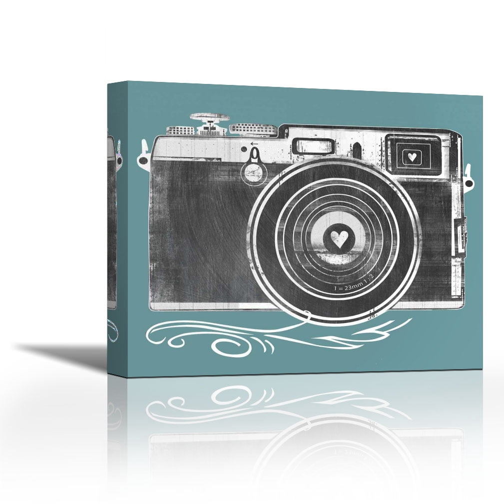Camera - Contemporary Fine Art Giclee on Canvas Gallery Wrap - wall