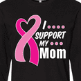 thumbnail image 4 of Inktastic Breast Cancer Awareness I Support My Mom with Pink Ribbon Long Sleeve T-Shirt, 4 of 5