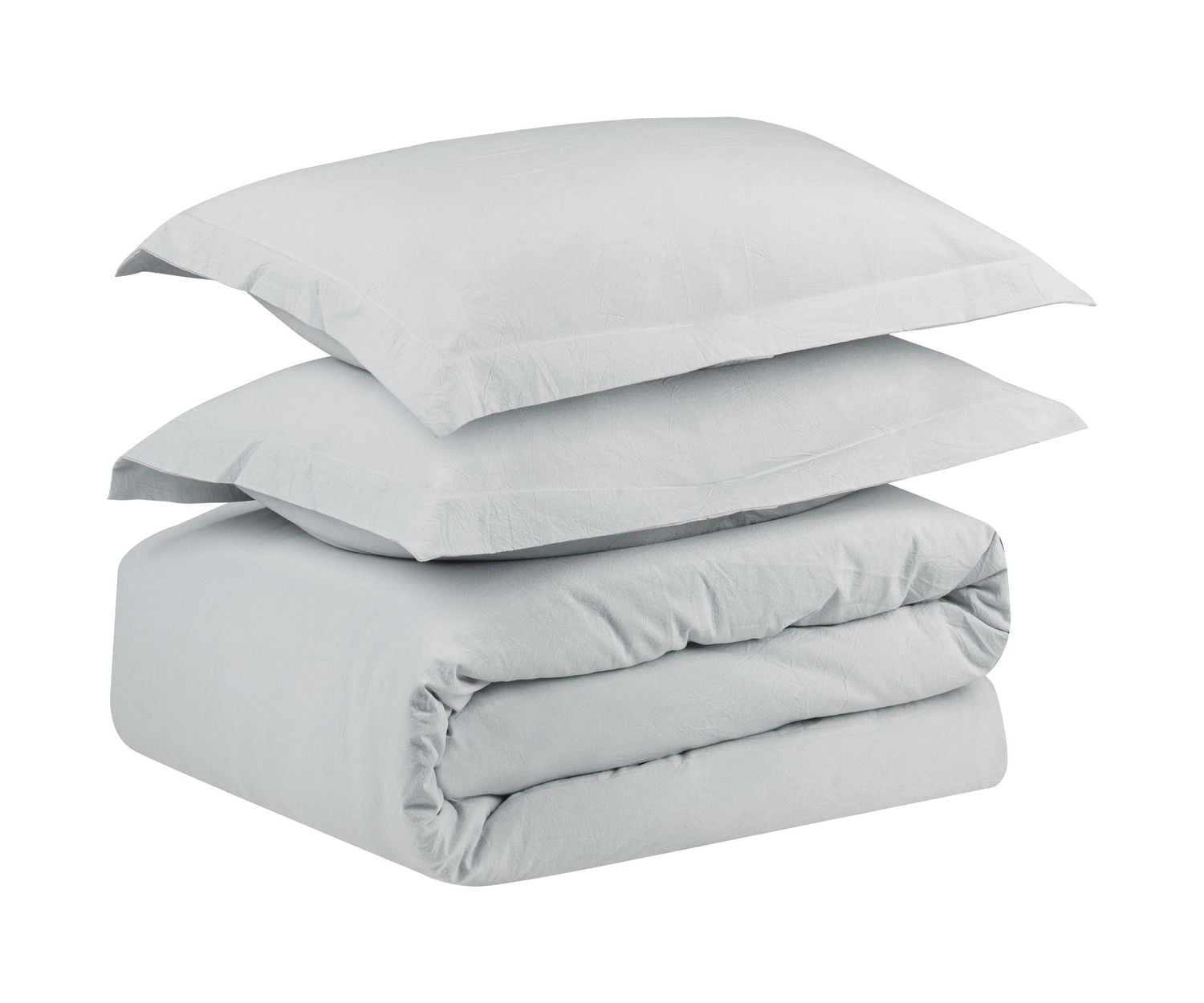 Swift Home 100% Cotton Solid Prewashed Duvet Cover Set