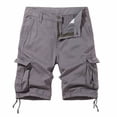 thumbnail image 2 of Dolkfu Mens Big and Tall Shorts Work Cargo Shorts Outdoors Hiking 5 Inseam Shorts Men XS, 2 of 9