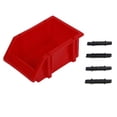 thumbnail image 1 of Bgsha Tool Storage Box Thickened Plastic Parts Box Oblique Tool Box Combination Screw Box Shelf Box Material Accessories Storage Box, 1 of 10