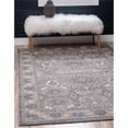 thumbnail image 1 of Unique Loom 3129143 8 x 10 ft. Gaisberg Salzburg Rectangular Rug, Gray, 1 of 10