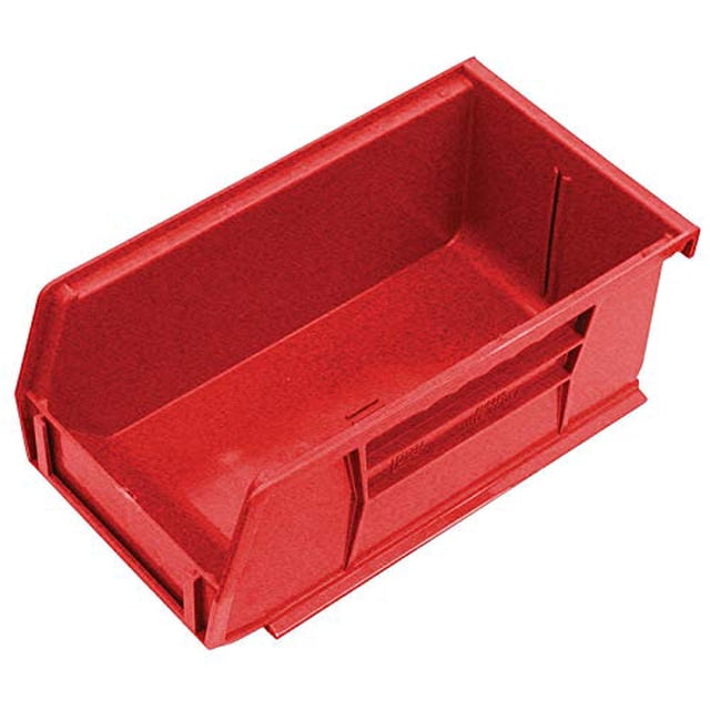 Cubo de almacenamiento de herramientas Quantum, 10,5 x 7,5 x 8 cm, polipropileno rojo