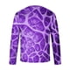 thumbnail image 5 of Blusas y camisas de manga larga con cuello redondo para hombre, blusa informal de manga larga con cuello redondo y estampado., 5 of 5