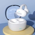 thumbnail image 4 of Audífonos impermeables de conducción ósea compatibles con Bluetooth (blanco), 4 of 8