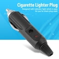 thumbnail image 4 of LAFGUR Lighter Plug, Lighter Male Plug Durable Practical Stable Car Lighter Plug, Black 5A 12V 24V For Socket DIY Plug Connector 5pcs Car, 4 of 8