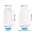 thumbnail image 2 of REGALWOVEN Kitchen Sink Rack Feet, Rubber Sink Protector Feet for Replacement White, 2 of 6