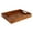 Medium Polish, variant on Mela Artisans Rustic Wooden Serving Tray with Handles Decorative Mango Wood Serving Tray in Whitewash Finish Large