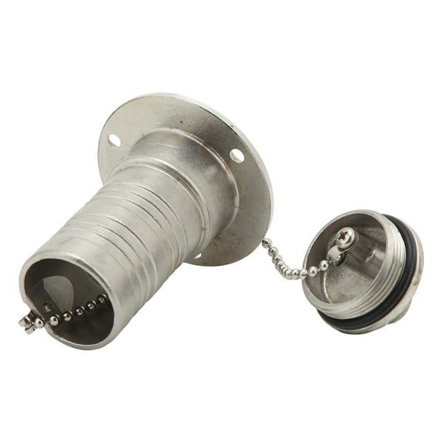 Marine Boat Deck Fill Filler, Easy To Use Mirror Polished Boat Deck Filler Rustproof Stainless Steel Compact With Keyless For Boat GAS,DIESEL,WASTE,WATER,FUEL