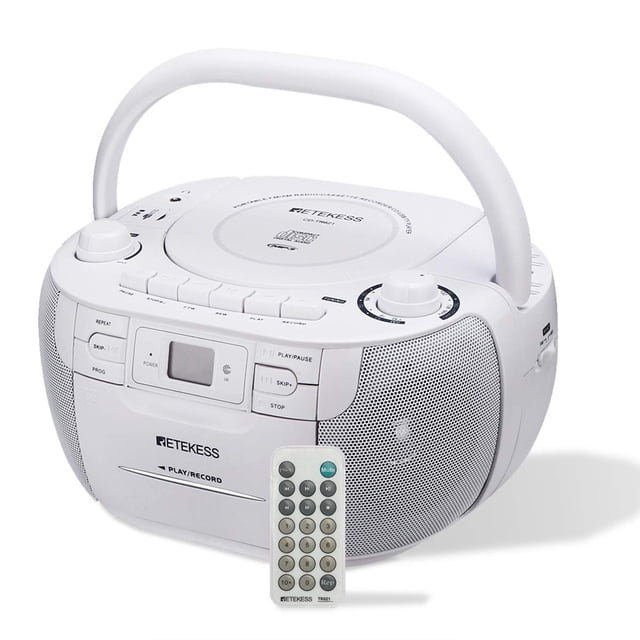 Reproductor de casetes de CD Combo Retekess TR621 con mando a distancia