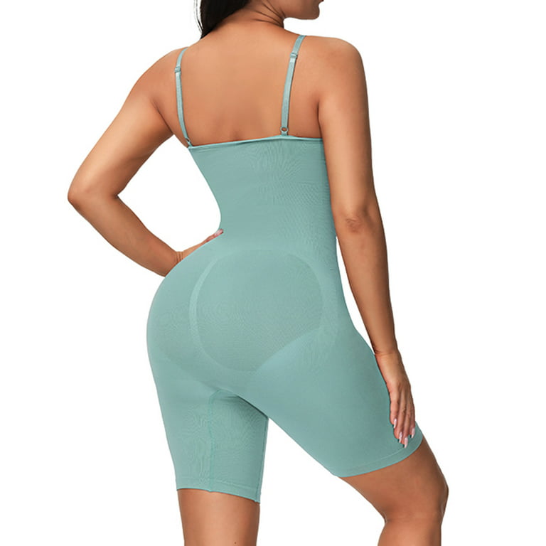 LowProfile Shapewear for Women Tummy Control Bodysuit Shaping Waist Tights  Slim One-Piece Belly Bra Body Shaper Mint Green S