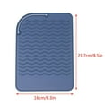 thumbnail image 4 of 1pc Silicone Heat Resistant Mat, Hair Straightener Flat Iron Curling Ironing Mat, 4 of 4
