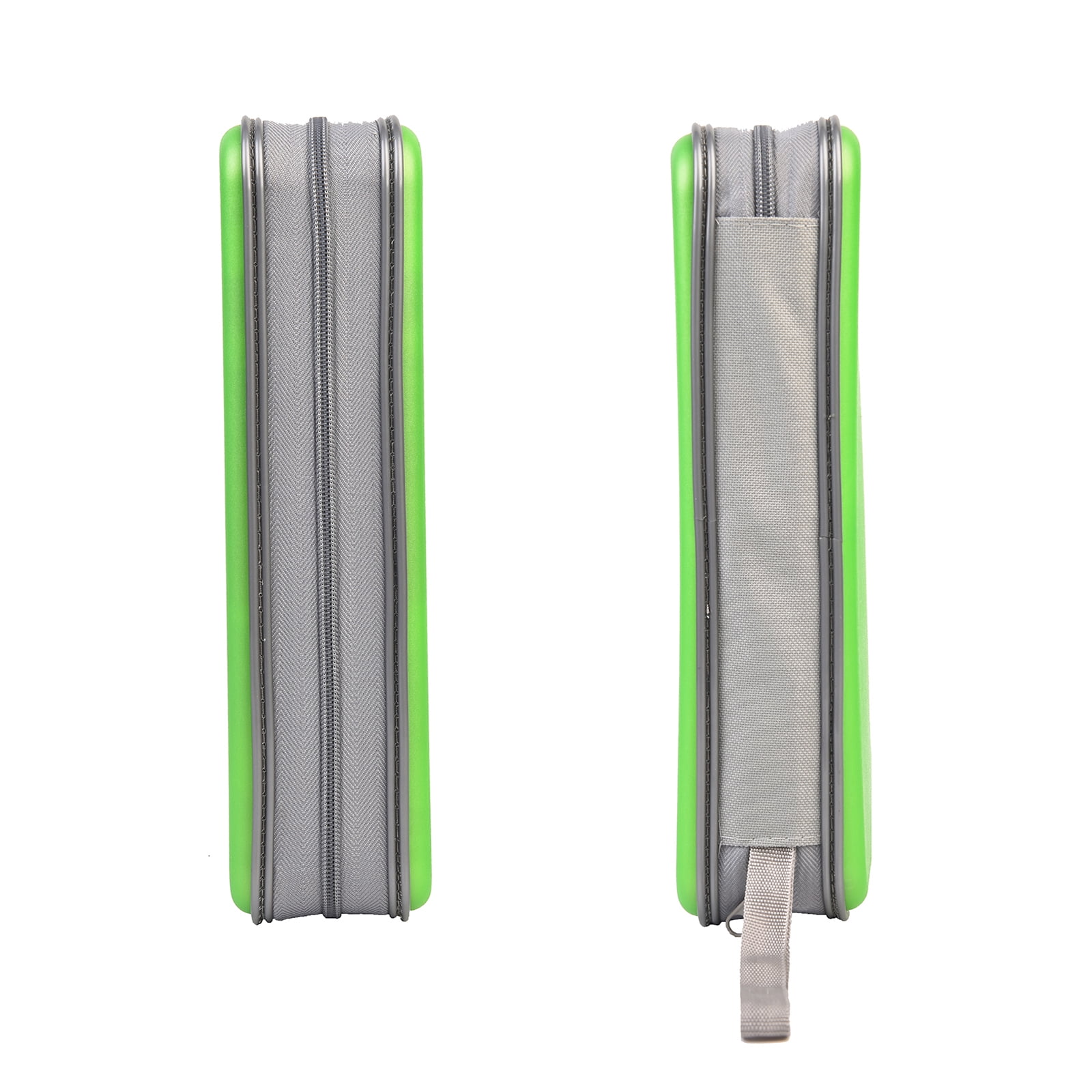 (2 pack) 96 Capacity CD Case,Green Hard Plastic CD/DVD Holder Portable Wallet