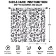 thumbnail image 2 of Blackout Kids Curtains,White and Gray Of Leopard Print Childrens Insulated Curtains Set Of 2,Bedroom Essentials,Toddler Room Decor 42"x84", 2 of 5