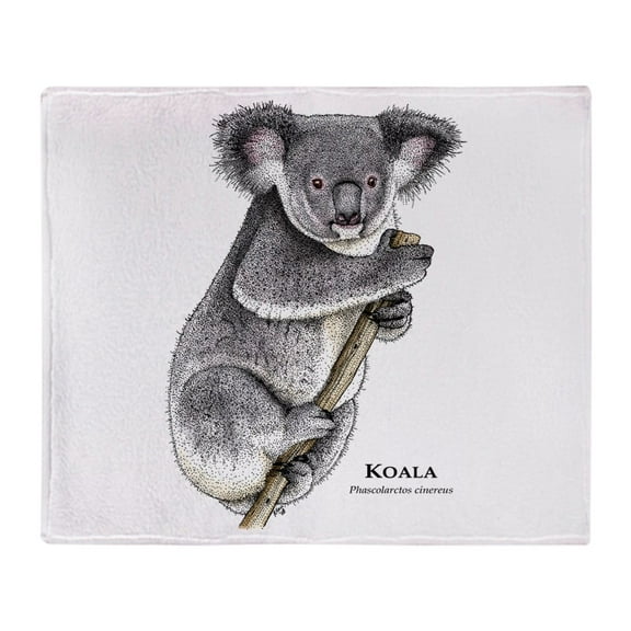 CafePress - Koala - Soft Fleece Throw Blanket, 50"x60" Stadium Blanket