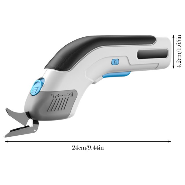 JJKBVCLO Lithium Fabric Scissors Cordless Handheld Cloth Cutter Fast Cutting Machine For Home Use Lightweight Plastic Design