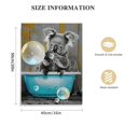thumbnail image 2 of ONETECH Canvas Wall Art Koala In Bathtube Canvas Print Black And White Animal Wall Art Contemporary Bathtub Wall Decor Funny Artworks Home Decor For Bathroom Living Room Bedroom Framed, 2 of 5