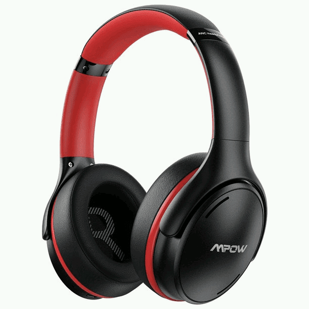 Free Shipping Mpow H19 IPO Active Noise Cancelling Headphones Bluetooth 5.0 Wireless Headphones with CVC 8.0 Mic Black Walmart