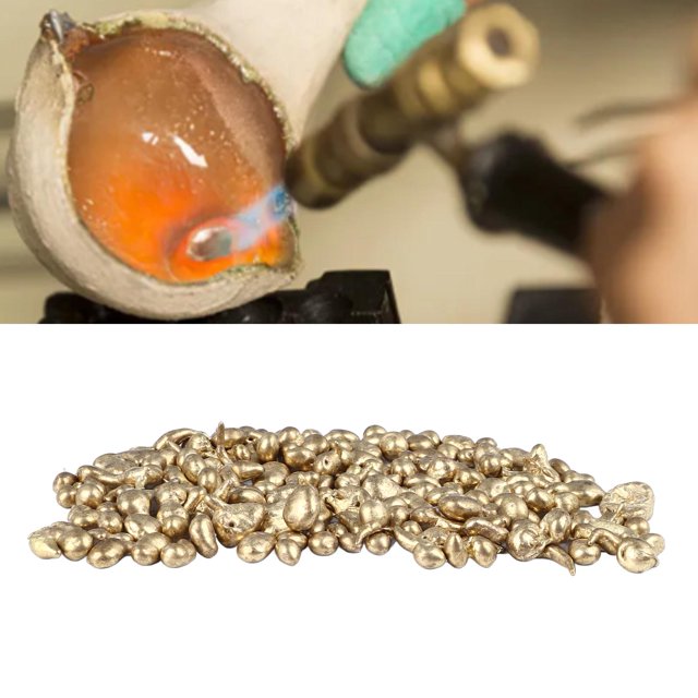 Partículas De Latón, 1 Paquete De Resistencia A La Erosión Del Grano De Fundición De Cobre Para Joyas De Oro Para Colgantes Para Collar