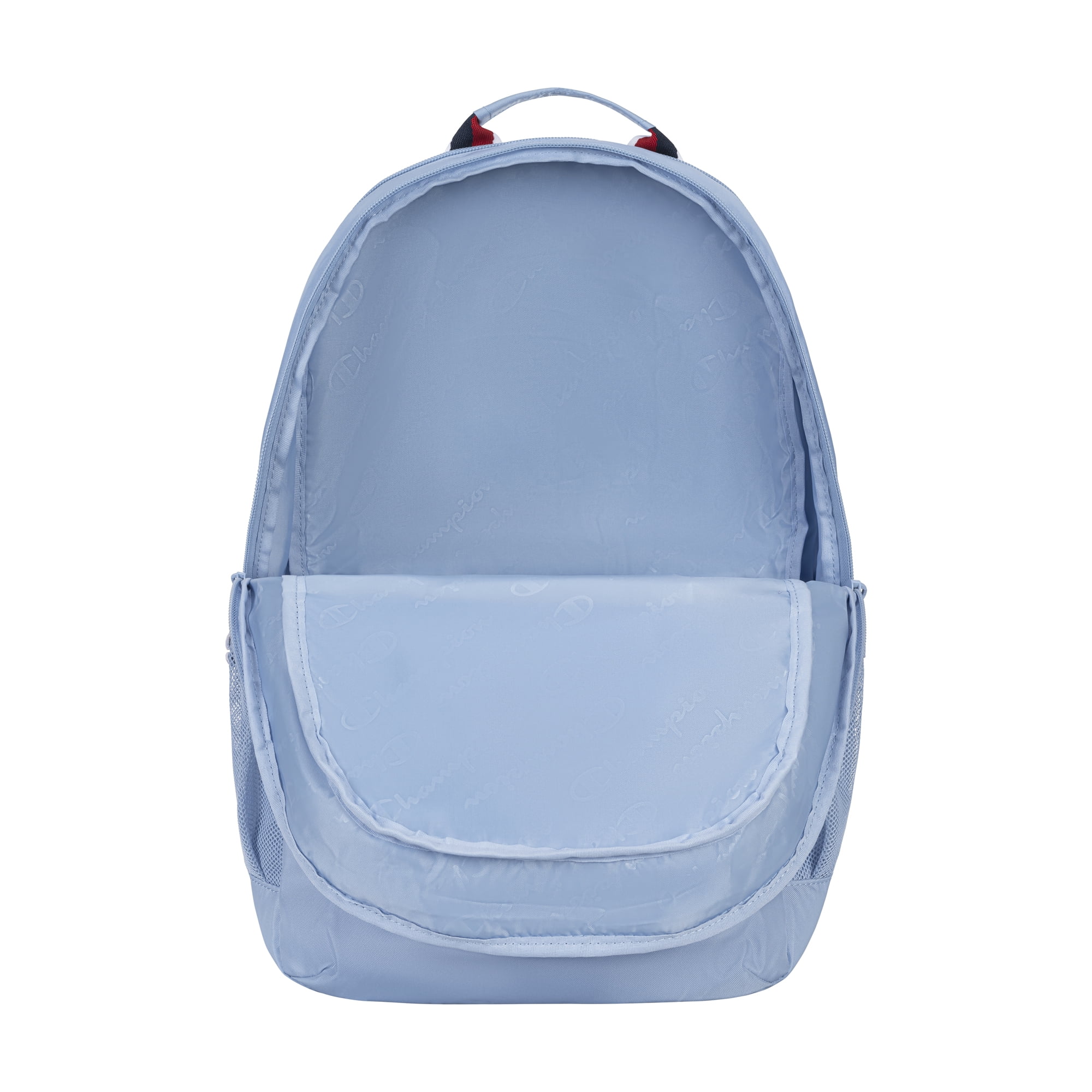 Champion Heritage Unisex Backpack with Laptop Compartment, Light Blue, 18 inch