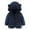 Navy, variant on Toddler Girls Boys Cute Fleece Jacket Bear Ear Hoodie Sweater Zip Up Teddy Fuzzy Warm Coat Infant Baby Winter Outwear Clothes