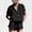Black, variant on Lounge Wear Sets for Women Summer Button up Short Tracksuit Set Ladies Casual Loose Sets Short Sleeve Collared Top Elastic Waist Shorts with Pockets Comfy Leisure Suits Hot Pink XXL