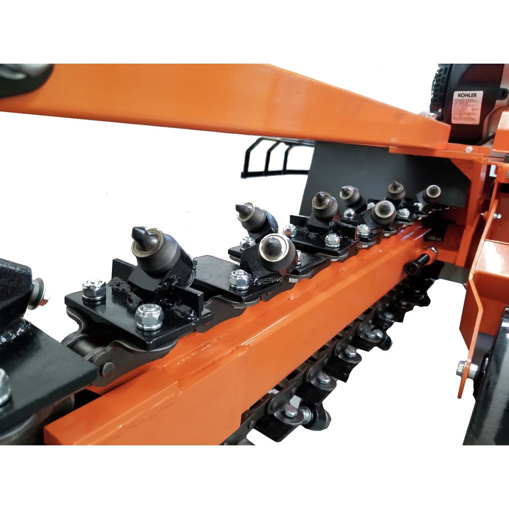 DK2 Power 18 in. 7HP Gas Powered Self-Propelled Trencher, Kohler CH270 Engine, 4000 RPM