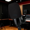 thumbnail image 5 of Windscreen Foam Mic Cover Compatible with Audio-Technica AT2020 AT2035 AT2040 AT2050 ATR2500 ATR2500X AT4040 AT4033A AT4050 BP40, 1 Pcs Rectangular Prism Microphone Pop Filter, 5 of 10