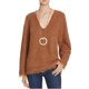 thumbnail image 1 of Free People Suéter de punto irresistible para mujer, marrón, mediano Free People Tejer, 1 of 2