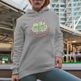thumbnail image 2 of Fueled by Beer and Shenanigans, St. Patrick's Day Art Merch Gift, Heather Grey Hooded Sweatshirt or Hoodie, Medium, 2 of 5