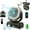 Green, variant on 20000mAh USB Rechargeable Camping Fan, 4 Speed Silent Fan with Remote & LED Light for Camping Office Study Outdoor Activities
