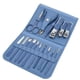 thumbnail image 1 of Juego de manicura, cortaúñas profesional, kit de pedicura, 16 piezas, herramientas de cuidado de uñas de acero inoxidable, kit de cuidado con lujoso estuche de cuero para viaje para uñas gruesas, 1 of 4