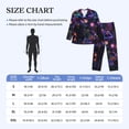 thumbnail image 4 of Sikiie Glowing Chameleon Fantasy Art Mens Pajama Set, Soft Warm Long Sleeve Sleepwear, Cozy Button-Down Pjs for Men-Medium, 4 of 7
