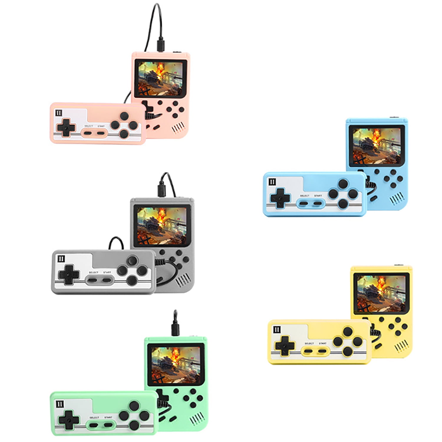 Handheld Game Console with 400 Classical FC Games Console 3.0Inch