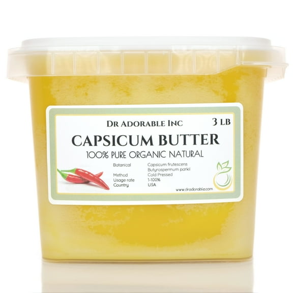 Dr Adorable - 3 lb - Capsicum Butter - Organic Fresh Natural