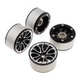 thumbnail image 1 of 4 llantas de rueda de bloqueo 2,2 pulgadas para 1:10 Axial SCX10 4WD todoterreno RC camión de escalada, negro yotijar Llantas de ruedas RC, 1 of 7