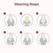 Momcozy Baby Wrap Carrier, Adjustable Baby Carriers for Newborn to Toddler 7–44 lb (about 0–36 months), Black