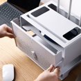thumbnail image 5 of Caja de almacenamiento Ticfox Doble Capa Desmontable A Prueba De Polvo Gris, 5 of 5