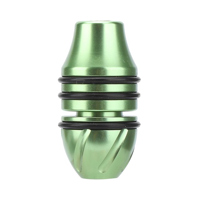 Máquina de tatuaje con agarre de aleación autoblocante de 25 mm y 1 pulgada, antideslizante, para arte corporal (verde)