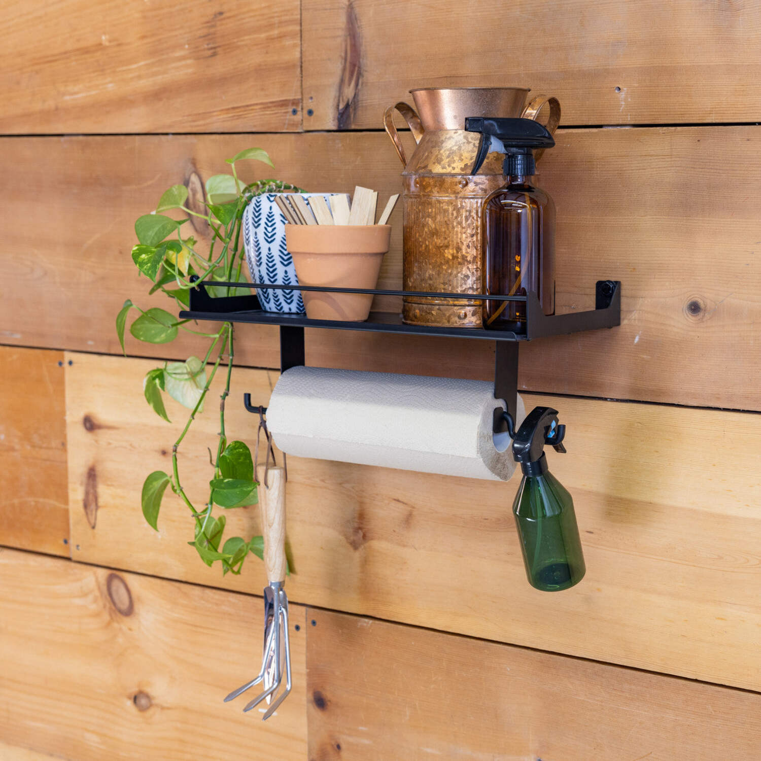 Shop Paper Towel Holder, Wall Mounted Garage Organization Must-Haves, Car Detailing Cleaning Supplies Storage