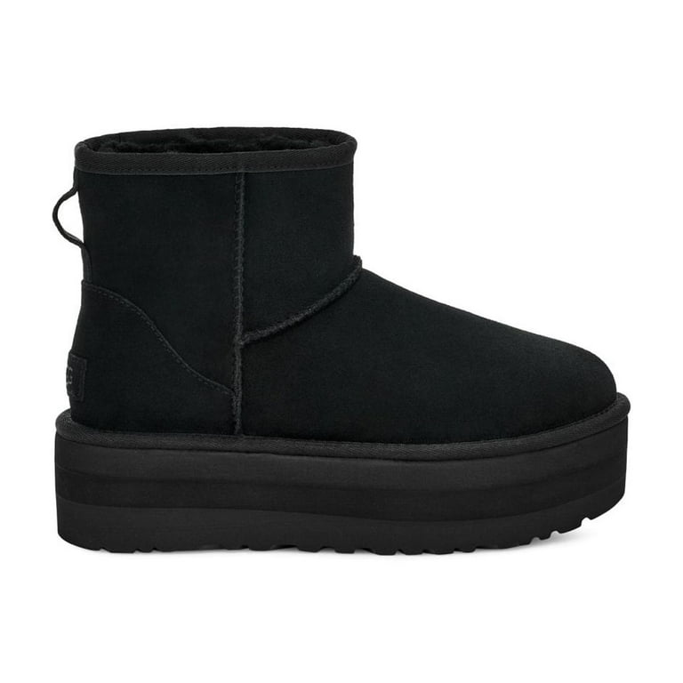 UGG Womens Classic Mini Platform Boots Black - 1134991-BLK UGG Womens Classic Mini Platform Boots Black - 1134991-BLK
