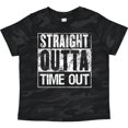 thumbnail image 3 of Inktastic Straight Outta Time out Boys or Girls Toddler T-Shirt, 3 of 5