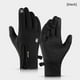 thumbnail image 1 of Xihbxyly Guantes Unisex Resistentes Al Viento para Pantalla Táctil, Cálidos y Aterciopelados, Agarre Antideslizante, para Montañismo, Ciclismo y Viajes de Invierno, con Muñequera Elástica (1 Par), 1 of 2