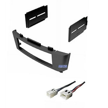 Car Stereo Dash Kit and Wire Harness for Installing a new Radio for 2000 2001 2002 2003 2004 2005 2006 Nissan Sentra