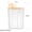 🍒 Khaki_New#2557, variant on Plastic Sealed Grain Storage Container with Measuring Cup Lid for Kitchen Dry Food Storage