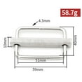 thumbnail image 3 of Scuba Diving Weight Belt Slide Keeper Webbing Belt Retaine Stainless Steel Ring, 3 of 4