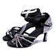 thumbnail image 2 of Zapatos de baile de fiesta para mujer, calzado de satén brillante con diamantes de imitación, fondo suave, zapatos de baile latino, zapatos de baile de Salsa, 2 of 4