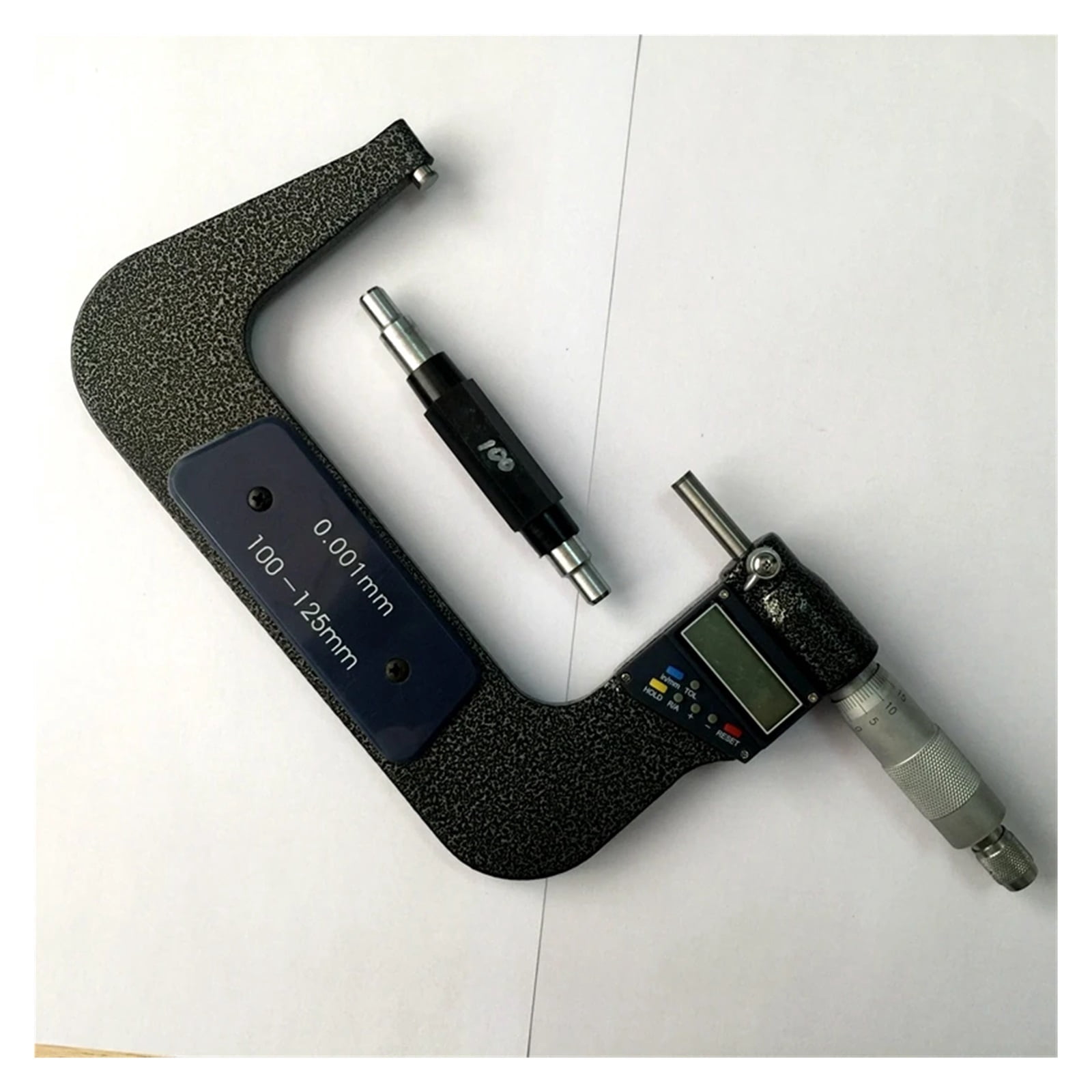0.001mm Electronic Digital Micrometer 100-125mm Outside Micrometers 4-5" Caliper Gauge Meter Carbide Tip Measure Tools ,Precision Measuring