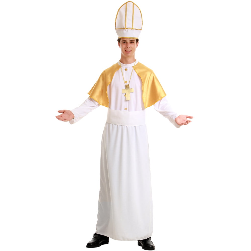 Adult Pontif Hat Religious Bishop Cardinal Pope Fancy Dress Costume Accessory 